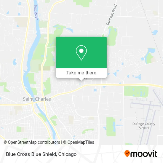 Blue Cross Blue Shield map