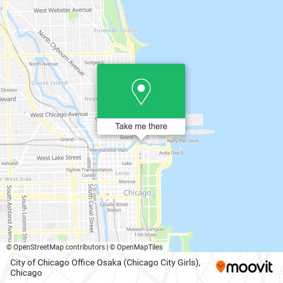 City of Chicago Office Osaka (Chicago City Girls) map
