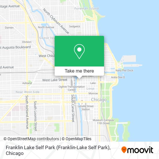 Franklin Lake Self Park map