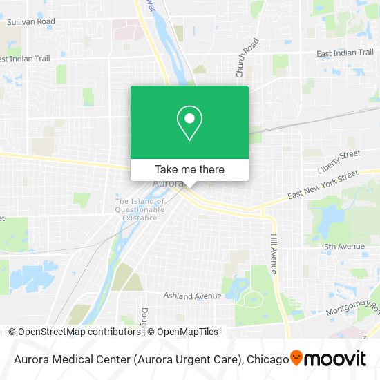 Aurora Medical Center (Aurora Urgent Care) map