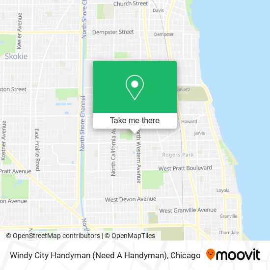 Windy City Handyman (Need A Handyman) map