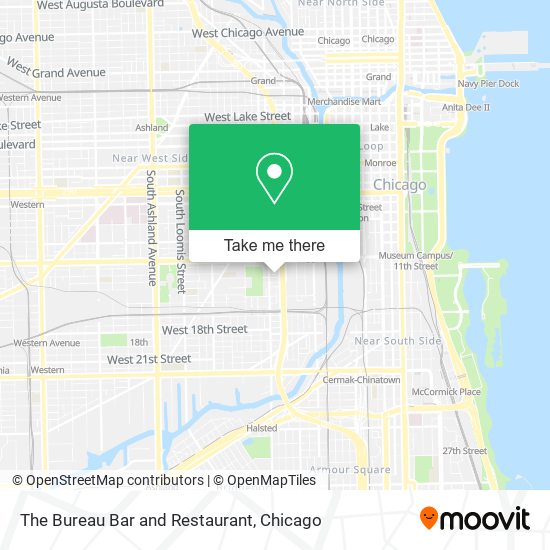 The Bureau Bar and Restaurant map