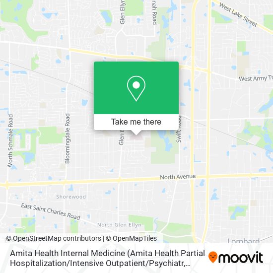 Mapa de Amita Health Internal Medicine