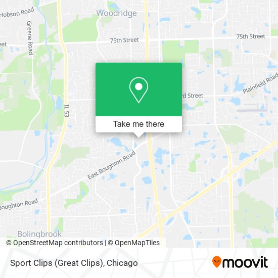 Sport Clips (Great Clips) map
