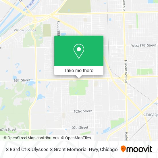 Mapa de S 83rd Ct & Ulysses S Grant Memorial Hwy