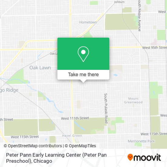 Mapa de Peter Pann Early Learning Center (Peter Pan Preschool)
