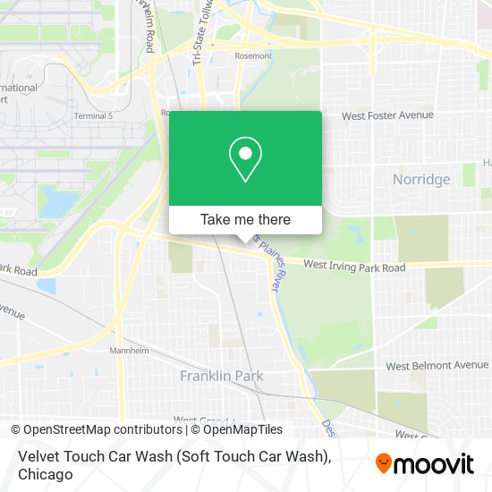 Velvet Touch Car Wash map