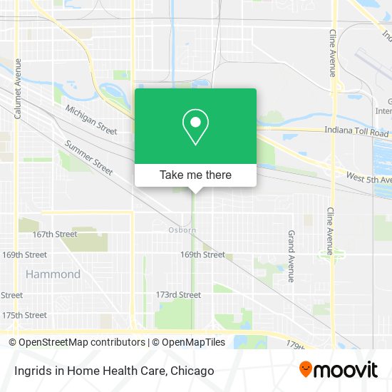 Ingrids in Home Health Care map