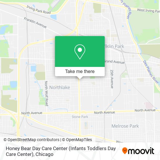 Mapa de Honey Bear Day Care Center (Infants Toddlers Day Care Center)