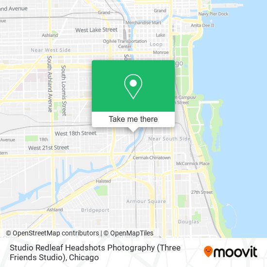 Mapa de Studio Redleaf Headshots Photography (Three Friends Studio)