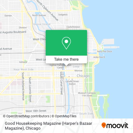 Good Housekeeping Magazine (Harper's Bazaar Magazine) map