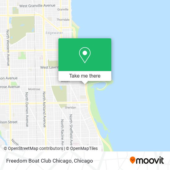 Freedom Boat Club Chicago map