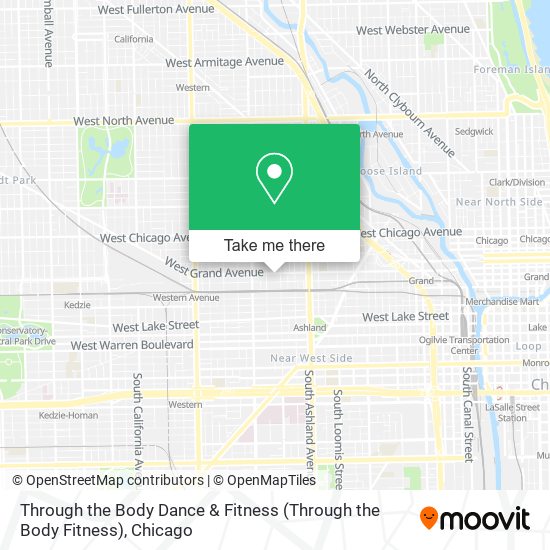 Mapa de Through the Body Dance & Fitness