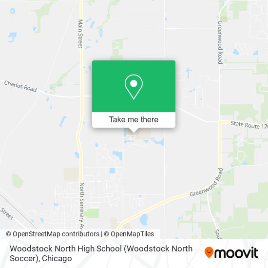 Mapa de Woodstock North High School (Woodstock North Soccer)