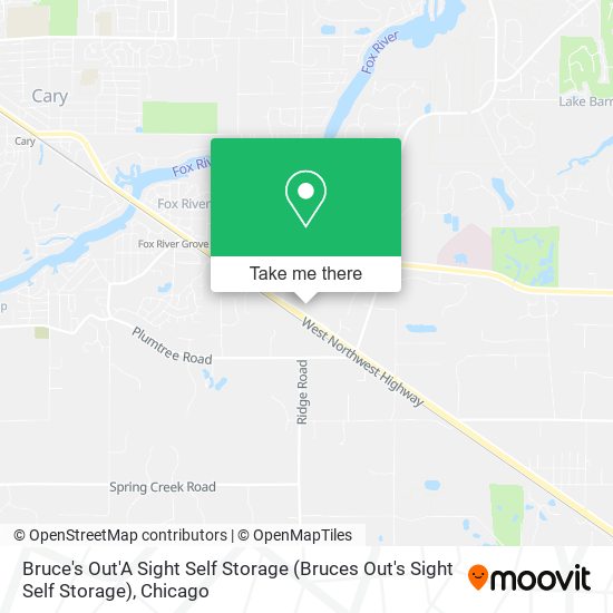 Mapa de Bruce's Out'A Sight Self Storage (Bruces Out's Sight Self Storage)