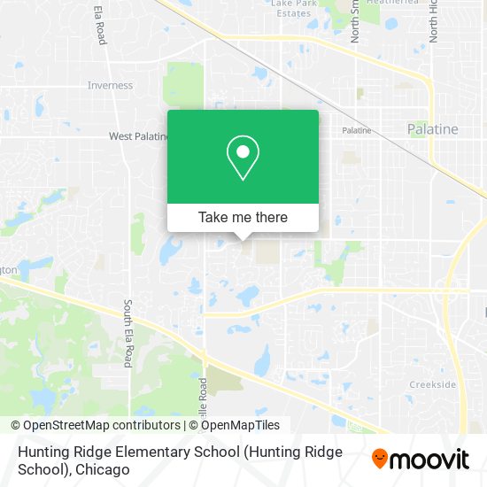 Hunting Ridge Elementary School map