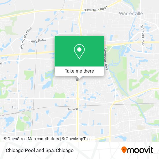 Chicago Pool and Spa map