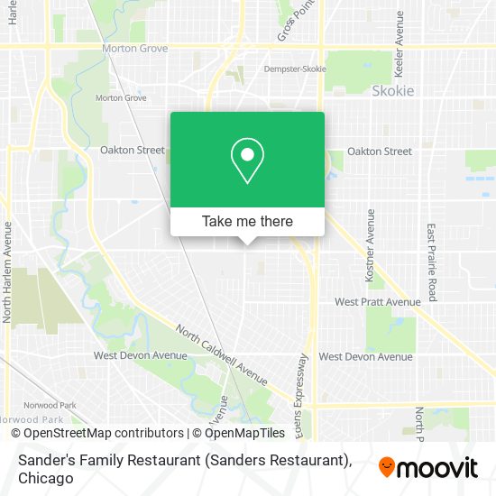 Mapa de Sander's Family Restaurant (Sanders Restaurant)