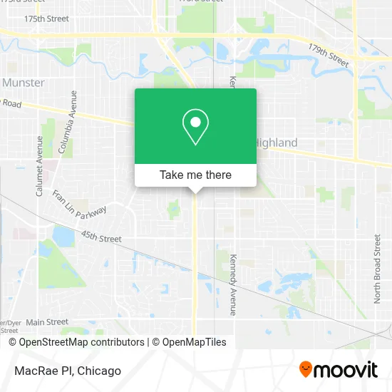 MacRae Pl map