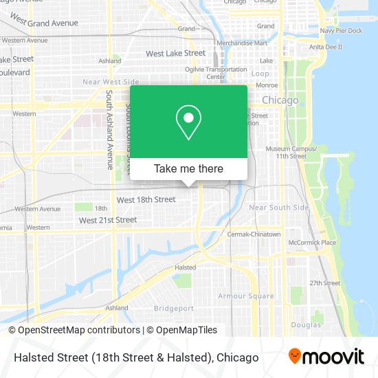 Halsted Street (18th Street & Halsted) map