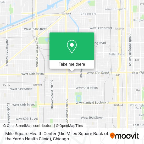 Mapa de Mile Square Health Center (Uic Miles Square Back of the Yards Health Clinic)