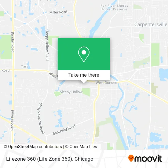 Lifezone 360 (Life Zone 360) map