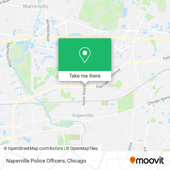 Naperville Police Officers map