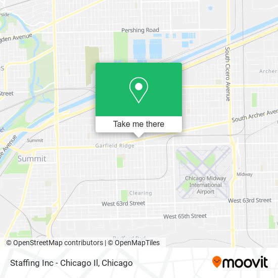 Staffing Inc - Chicago Il map