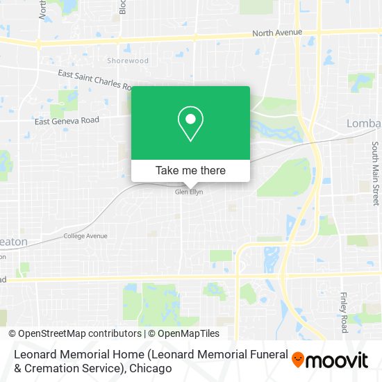 Mapa de Leonard Memorial Home (Leonard Memorial Funeral & Cremation Service)