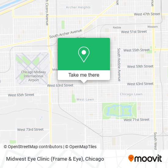 Mapa de Midwest Eye Clinic (Frame & Eye)