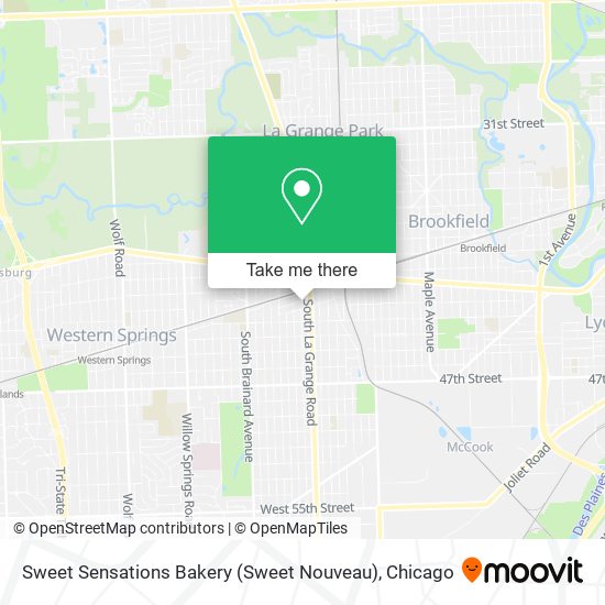 Sweet Sensations Bakery (Sweet Nouveau) map
