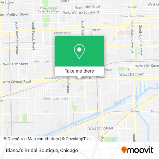 Mapa de Blanca's Bridal Boutique