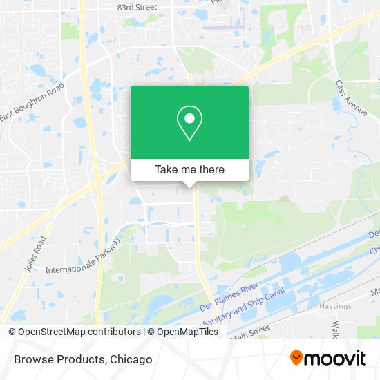 Browse Products map