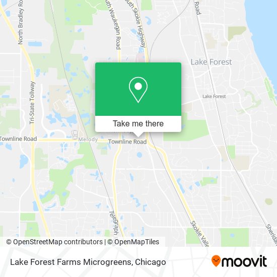 Lake Forest Farms Microgreens map