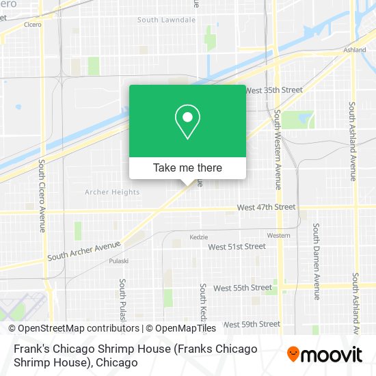 Mapa de Frank's Chicago Shrimp House (Franks Chicago Shrimp House)