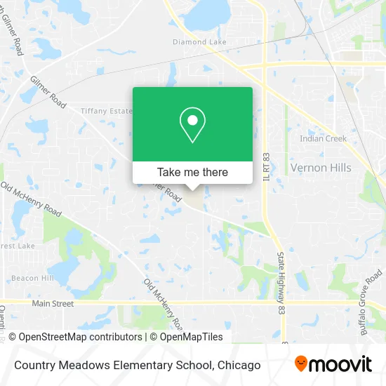 Country Meadows Elementary School map
