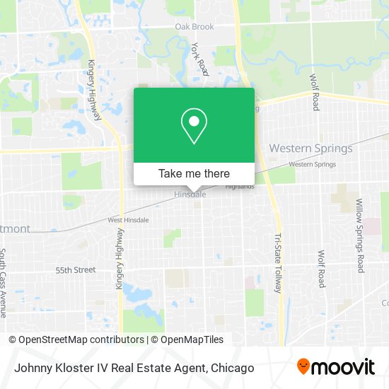 Johnny Kloster IV Real Estate Agent map