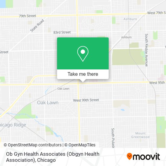 Mapa de Ob Gyn Health Associates (Obgyn Health Association)