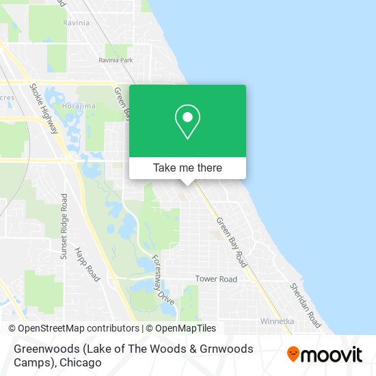 Greenwoods (Lake of The Woods & Grnwoods Camps) map