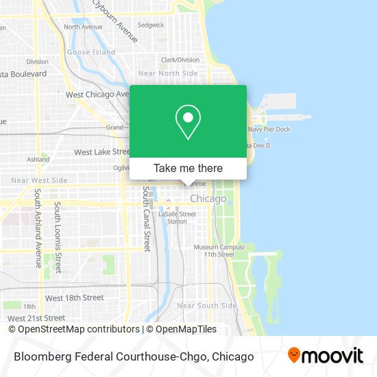 Bloomberg Federal Courthouse-Chgo map