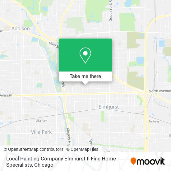 Local Painting Company Elmhurst Il Fine Home Specialists map