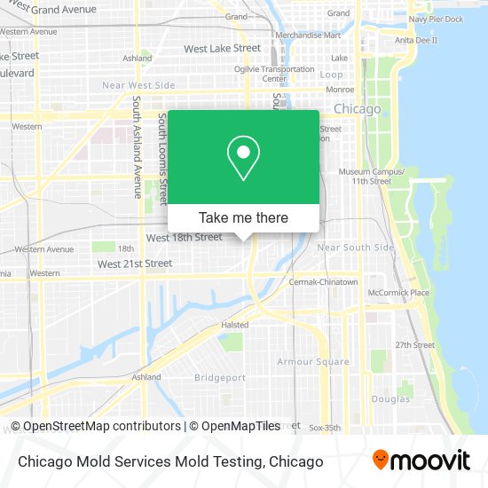 Chicago Mold Services Mold Testing map