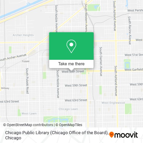 Chicago Public Library (Chicago Office of the Board) map