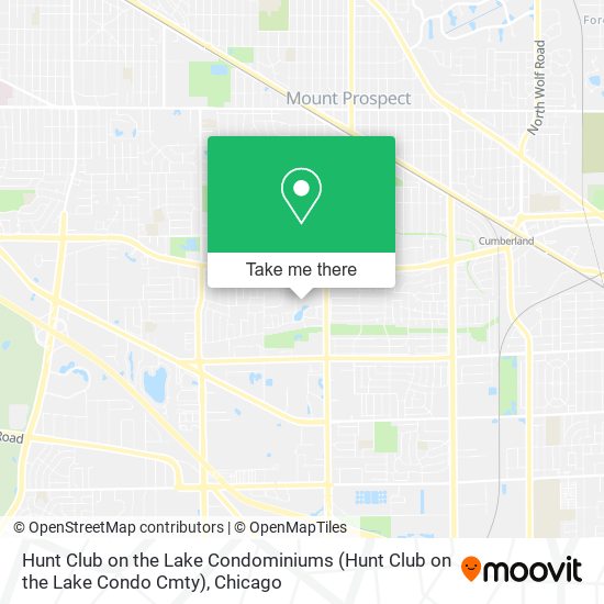 Mapa de Hunt Club on the Lake Condominiums (Hunt Club on the Lake Condo Cmty)