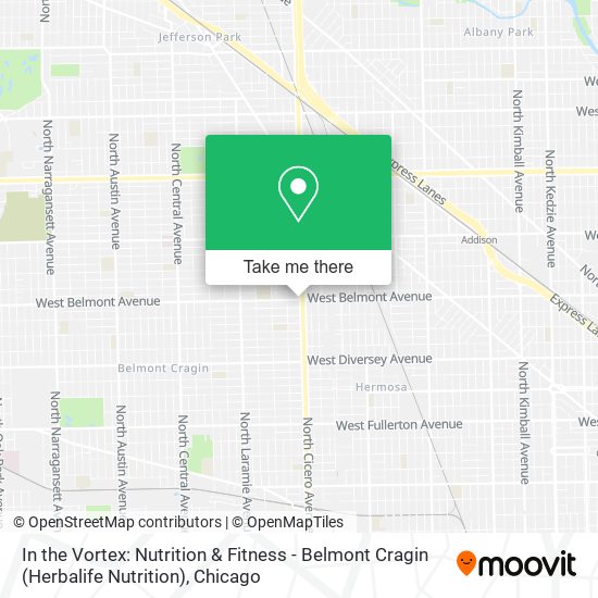 In the Vortex: Nutrition & Fitness - Belmont Cragin (Herbalife Nutrition) map