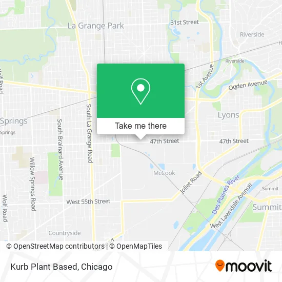 Kurb Plant Based map