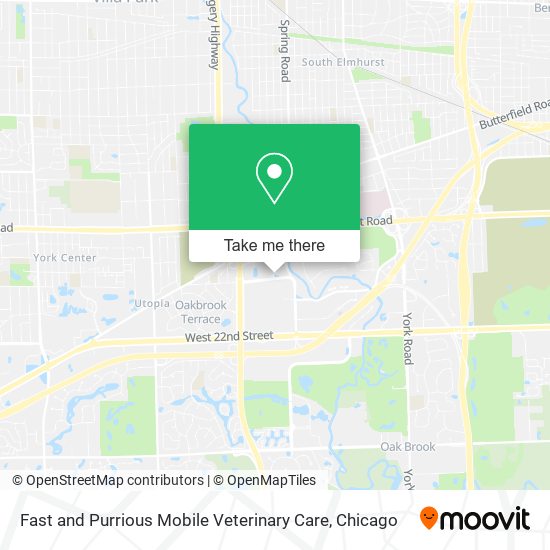 Fast and Purrious Mobile Veterinary Care map