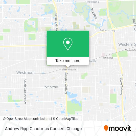Mapa de Andrew Ripp Christmas Concert