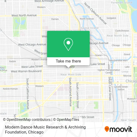 Modern Dance Music Research & Archiving Foundation map