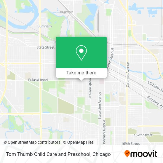 Mapa de Tom Thumb Child Care and Preschool